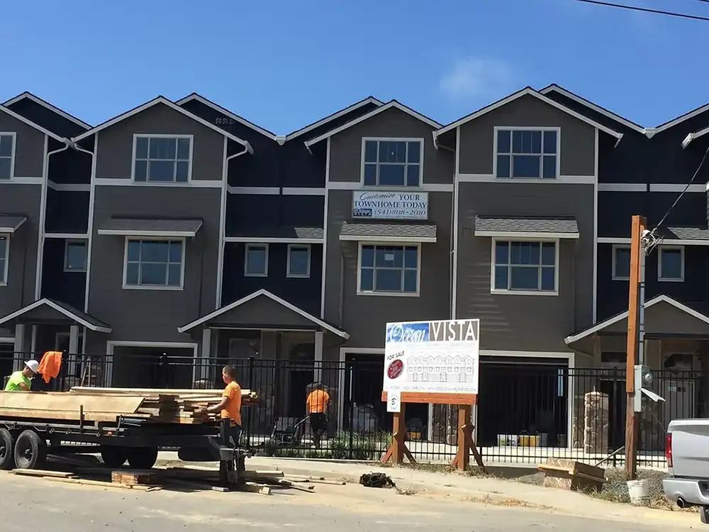 OceanVista Townhouses in Coos Bay, built by Affordable Housing Oregon of Albany, Oregon